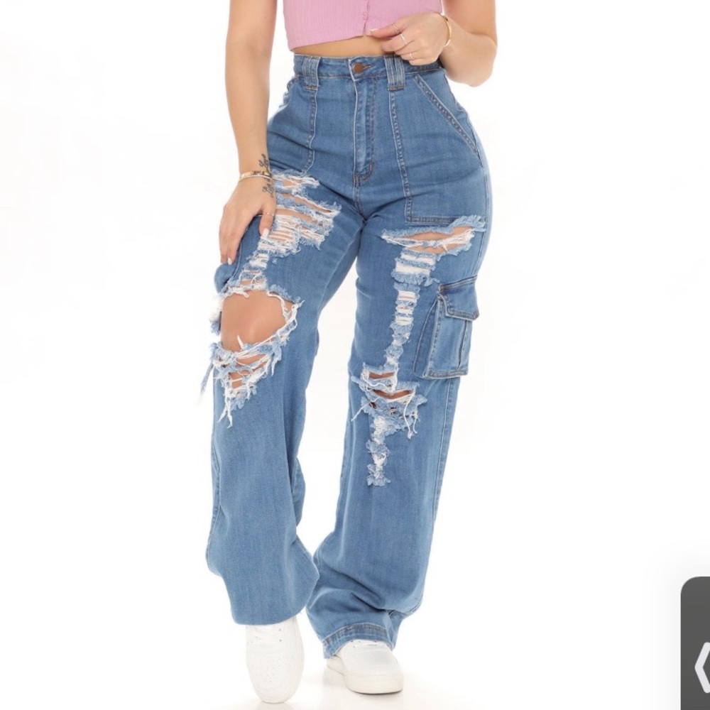 NWT Cargo boyfriend jeans